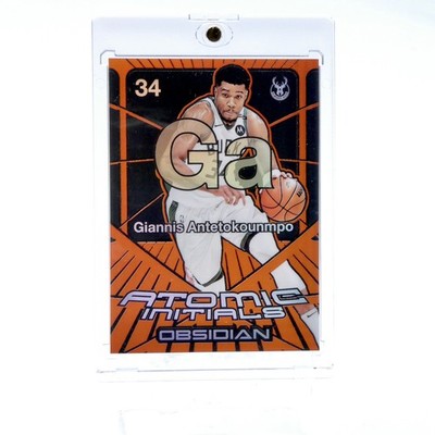 2024-25 Panini Obsidian - Atomic Initials Giannis Antetokounmpo, Giannis 73/99