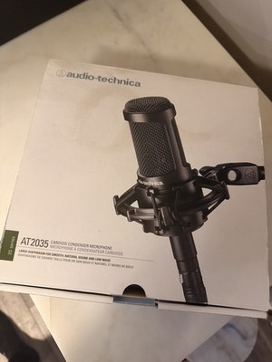 Audio-Technica AT2035 Cardioid Condenser Microphone - Black