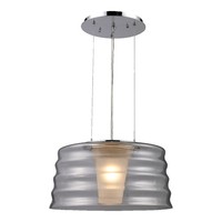 Chrom Durchsichtig Moderne HäNgelampe Pendelleuchte 1X60W/E27 35X120 [Cm]