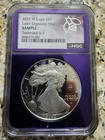 2025 W American Silver Eagle - Laser Engraved Privy - Traderbea Is 3 SAMPLE