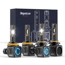 9005/HB3 H11/H8/H9 Bulbs Combo, 120,000LM Ultra Bright 6500K Cool White with ...