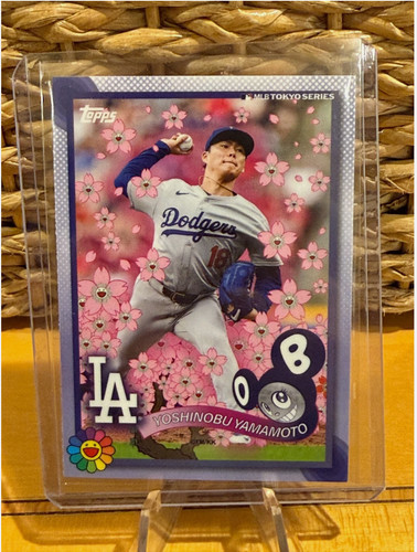 Yoshinobu Yamamoto #11 2025 Topps Takashi Murakami card