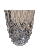  Val St. Lambert Lead Crystal Vase Signed 6.5"