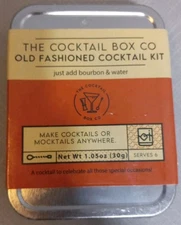 The Cocktail Box Co Old Fashioned Cocktail Kit 1.05oz New Just Add Bourbon 