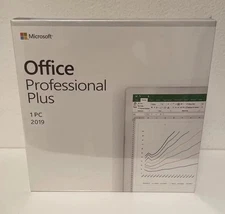 Microsoft Office Professional Plus 2019 1Pc DVD And Sealed Card For Lifetime
