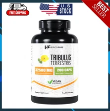 Healthfare Tribulus Terrestris 32,500mg 200 Caps High Potency Herbal Supplements