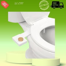 Fresh Cool Water Bidet Ultra Slim Toilet Seat Attachment Adjustable Pressure