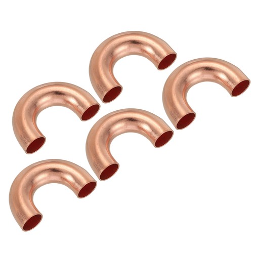 5Pcs 3/8" OD 21x35mm Elbow Copper Pipe Fitting Sweat Solder Connection