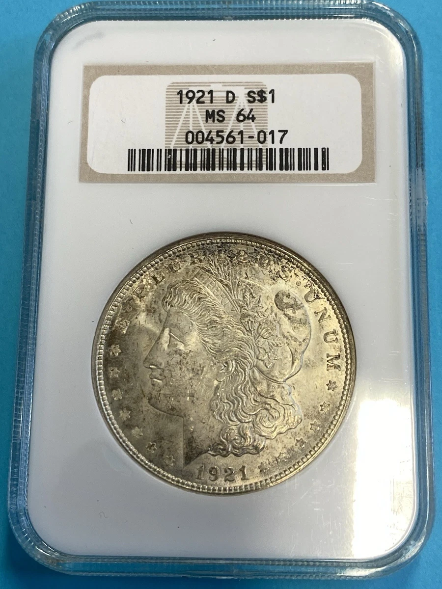 MS 64 Graded 1921 Year Morgan US Dollars (1878-1921) for sale | eBay