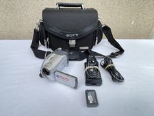Sony Handycam DCR-DVD105 DVD Camcorder 20x Optical Zoom With Battery No Charger