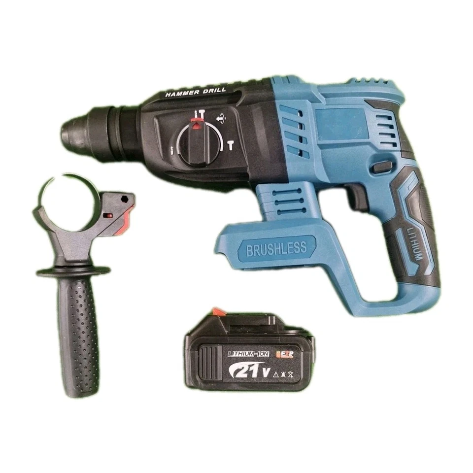 Power Tool Set, Impact Drill, Combi Drill, Sds Drill, Battery Grinder, Batteries - Image 2 of 4