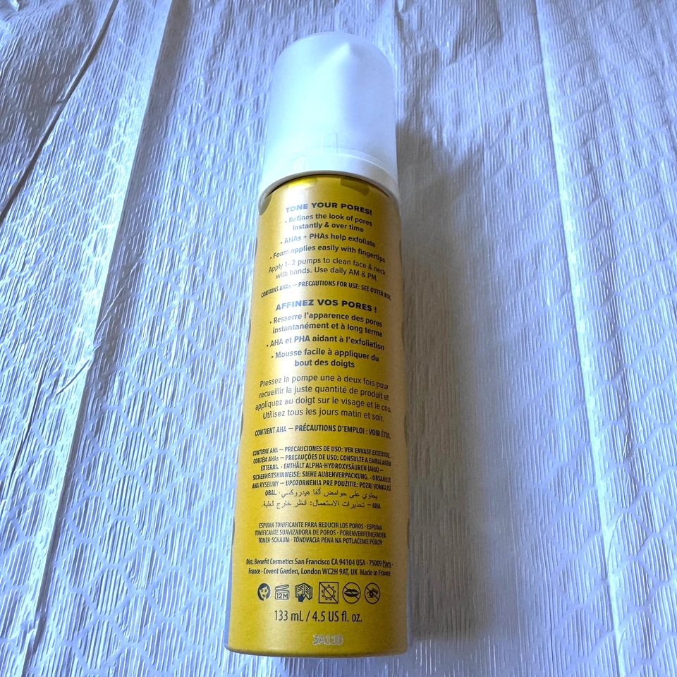 Benefit The POREfessional Apretado y Tonificado AHA + PHA Tónico Espuma 4.5 OZ ENVÍO GRATUITO Foto 2 de 4