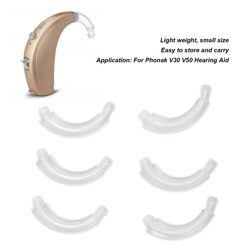6PCS Hearing Aid Replacement Ear Hooks Ergonomic Plastic Ear Hook Part - Picture 17 of 22
