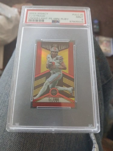 2023 Legacy Cj Stroud Under Light Pe Mini Ruby Psa 9 8/50
