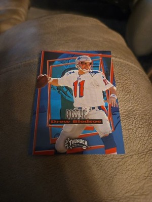 1998 Skybox Thunder Football Drew Bledsoe Boss 98 Embossed Card #2