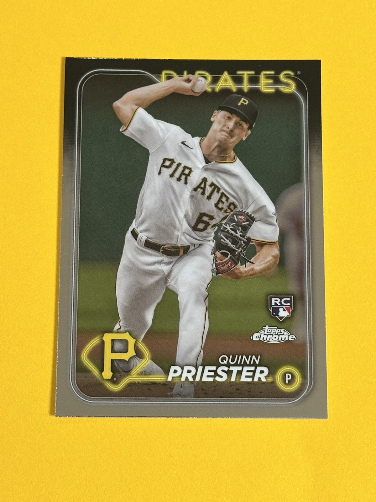 2024 Topps Chrome Quinn Priester Rookie #55 Pittsburgh Pirates RC (F)