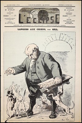 Journal L'Éclipse N°197 - La Délivrance (sans Les Nuages) - Tirage De Luxe, 1860-80