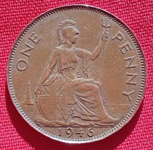 1946 Британский большой пенни в состоянии MS. - Изображение 2 из 4