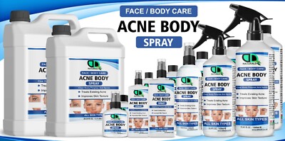 Acne Body Spray - Treats Existing Acne, Improves Skin Texture, Prevent Acne UK