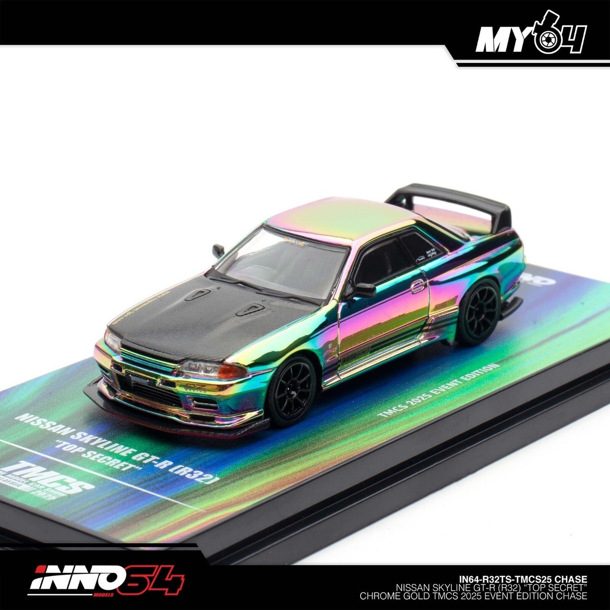 INNO64 スカイラインGT-R トップシークレットVR32 サテンゴールド PREORDER* INNO64 1:64 Nissan Skyline GT-R (BNR32) TOP SECRET