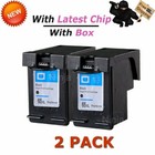 2 PK 65XL Black Ink Cartridges for HP 65 DeskJet 2652 2655 3720 3722 3730 3752