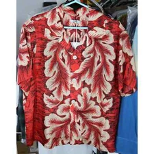 Bode New York Travelers Crest Silk Shirt M / L New