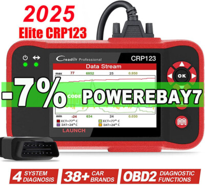 LAUNCH CRP123 OBD2 Diagnosegerät Profi Auto Scanner Fehlerauslesegerät für VW