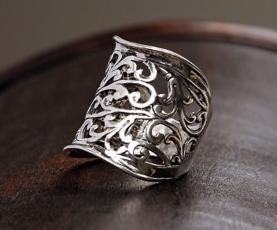 NWOT OR PAZ STERLING SILVER 925 BOLD FILIGREE RING SZ
