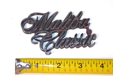 Vintage 1974 75 76 77 Chevrolet Malibu Classic Fender Badge Emblem 345383