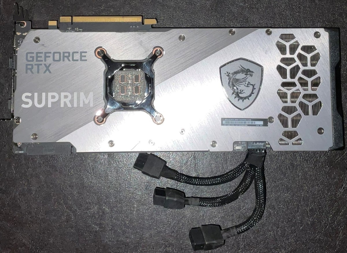 MSI GeForce RTX 3090 Ti SUPRIM X 24GB GDRR6X Graphic Card | eBay