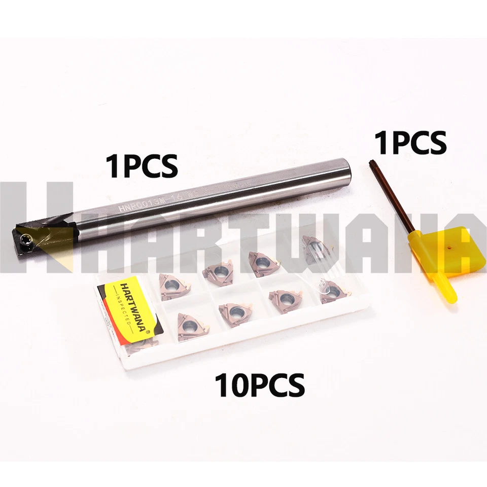 29 Degree 8ACME Internal Threading Tool Holder SNR0013M16 Carbide Insert 10PCS - Image 2 of 4