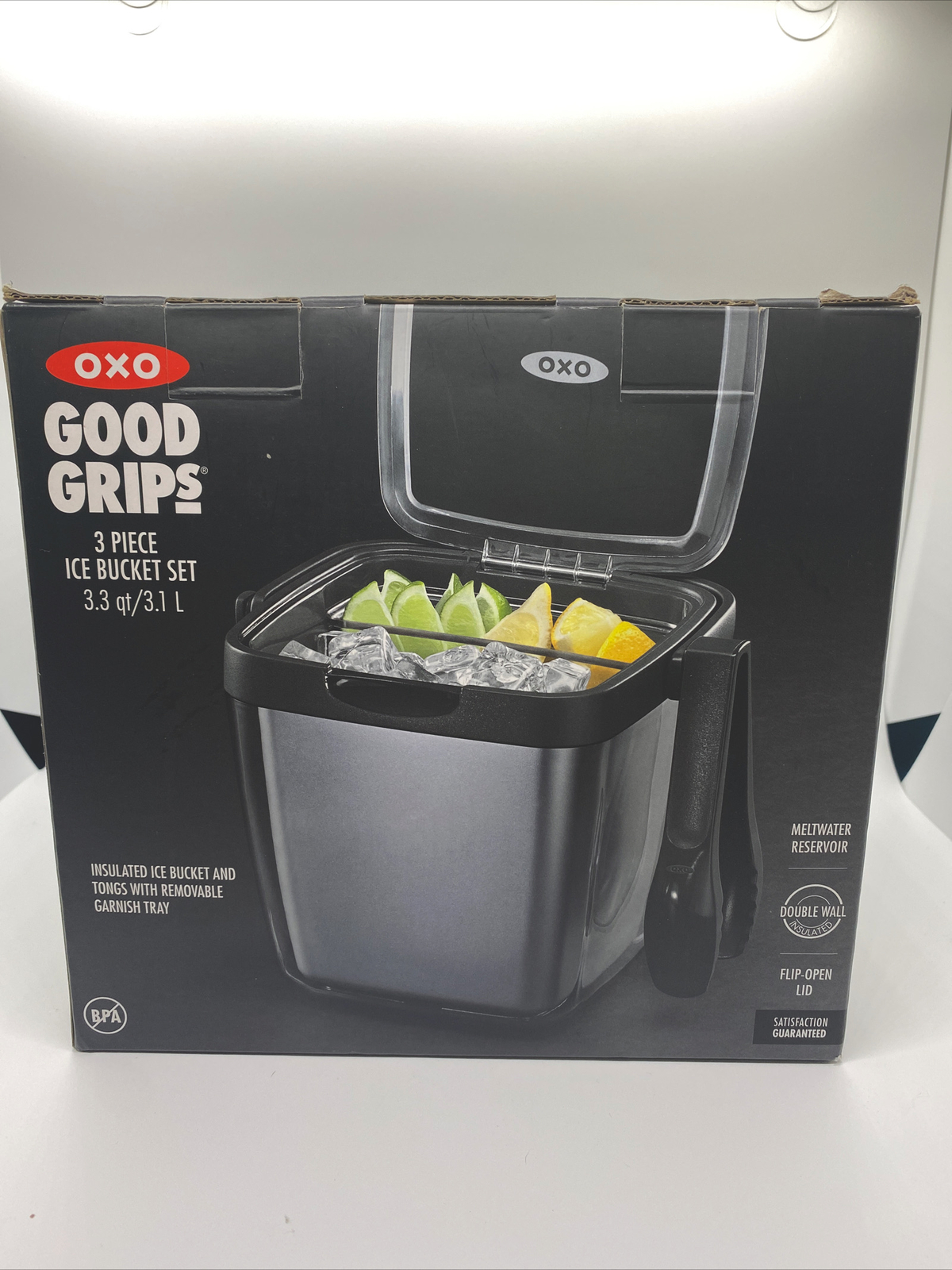 oxo good grips 3 piece ice bucket set