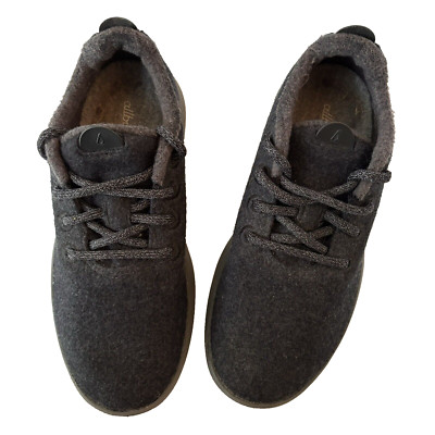 Allbirds Mizzle Classic Runners Merino Wool Natural Gray/Black Women's Size 8
