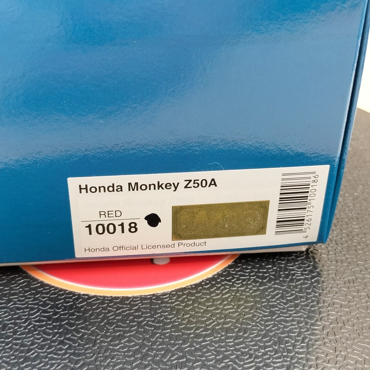 EBBRO 1/10 Honda Monkey Z50A Diecast model motorcycle bike red