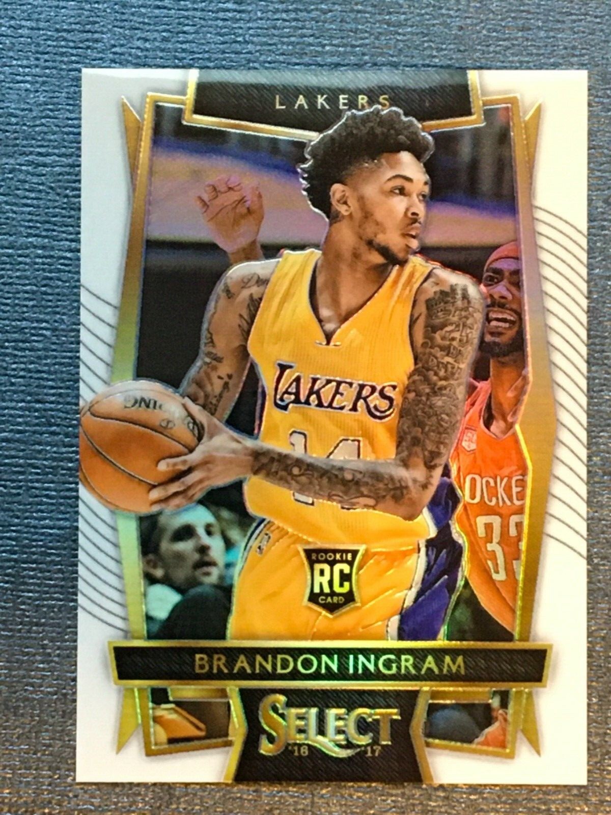 2016-17 Brandon Ingram RC Panini Select White Prizm  #91  SP 23/149