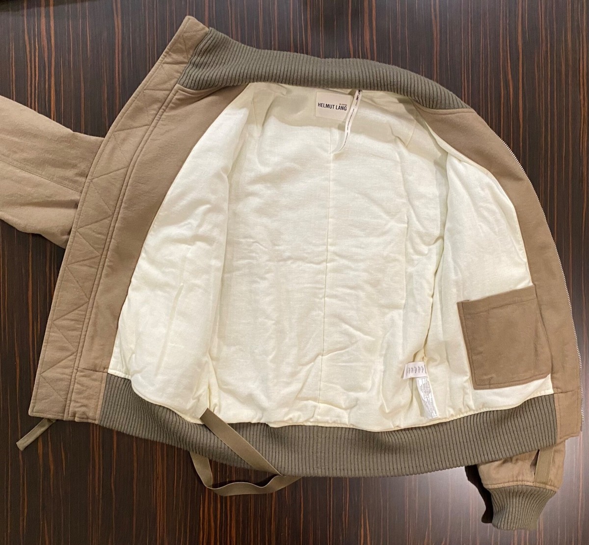 Helmut Lang army green RE-edition bomber size XS | eBay