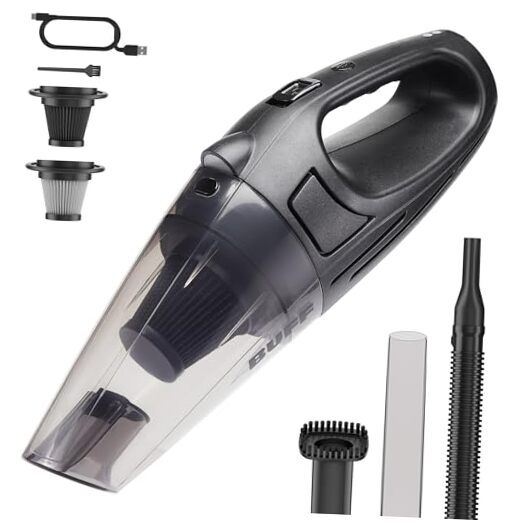 Handheld Vacuum Cordless - Portable and Rechargeable Car Vacuum Cleaner with