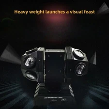 12 double headed dual polarized ball lights, beam stage effect, bar options