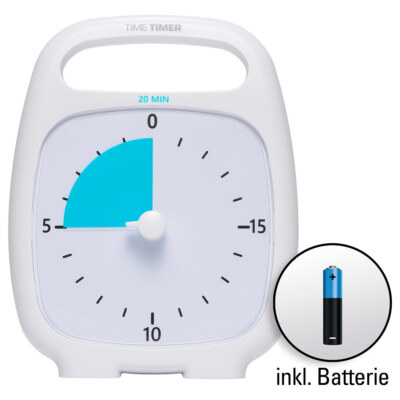 Time Timer Plus Tischuhr mit akustischem Signal, 20 Min., 14x18 cm