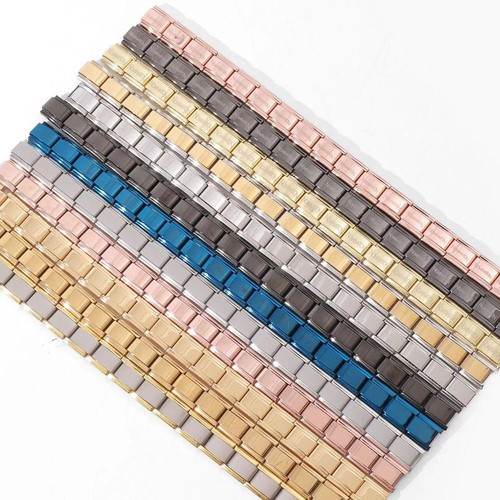 Square Italy Bracelets Stretchable Italian Charm Bracelets Jewelry - Picture 4 of 12