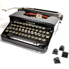 Corona Standard Typewriter Rubber Feet - New Replacements