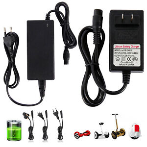 24V 1A 42V 2A Hoverboard Electric Scooter Lithium Battery Charger Power Adapter 