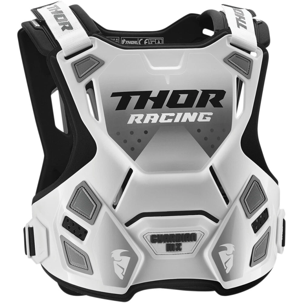 THOR MX Motocross GUARDIAN MX Chest Roost Guard White Black XL