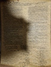 Historic U.S. Consitution Document Reproduction