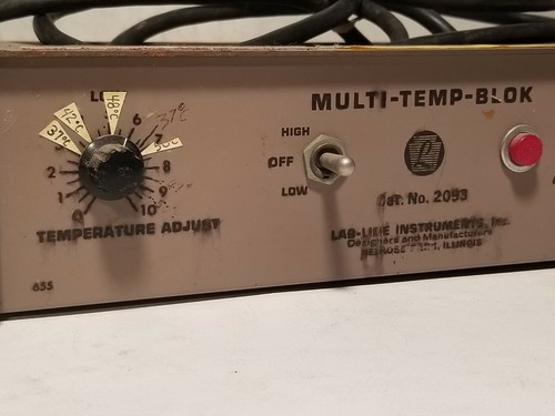 Lab-Line 2093 Multi-Temp-Blok dry block heater, no heating blocks - 第 3/4 張圖片