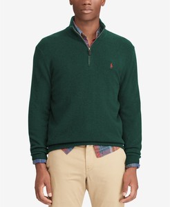 polo ralph lauren men's half zip sweater