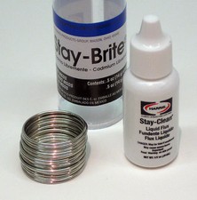 11000 SBSK Harris Stay-Brite Silver Bearing Solder Stay Clean Liquid Flux Kit