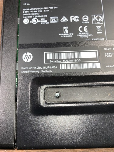 HP PRODESK 600 G2 MINI INTEL CORE I5 4GB RAM **NO HD/ NO CADDIE/ NO OS - Afbeelding 5 van 7