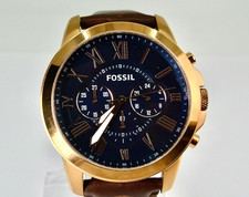 Fossil Fs5068 Grant Chronograph Brown 