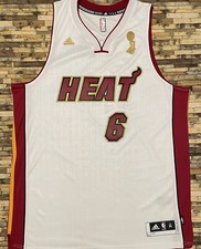 Rare Adidas NBA Miami Heat LeBron James 2012 Champions Basketball Jersey
